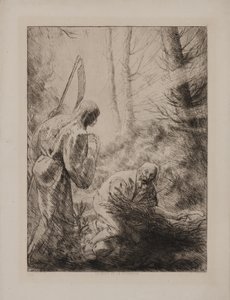 A halál és a favágó alkotó: Alphonse Legros