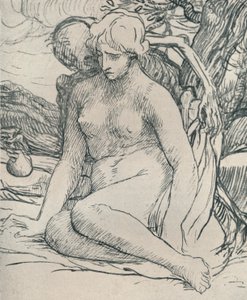 Death the Wooer, 1895, 1923 alkotó: Alphonse Legros