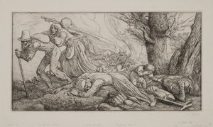 A halál diadala: A haszontalan szájak alkotó: Alphonse Legros