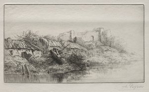 Kihalt falu alkotó: Alphonse Legros