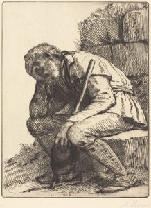 Kétségbeesett férfi alkotó: Alphonse Legros