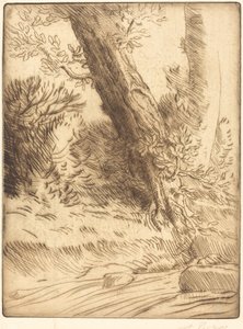 Bord de ruisseau patak széle. alkotó: Alphonse Legros