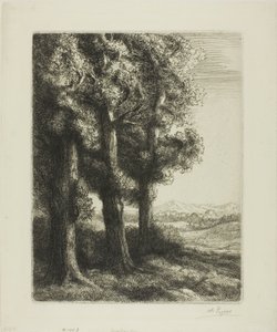 Egy fa széle alkotó: Alphonse Legros