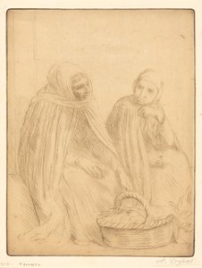 Tojásárusok, 1. tányér Tojásárusok. alkotó: Alphonse Legros