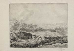 Bejárat a pályára. alkotó: Alphonse Legros