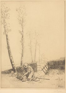 A megtalált juh alkotó: Alphonse Legros