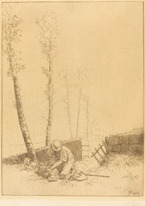 A Sheep Le mouton retrouve megtalálása. alkotó: Alphonse Legros