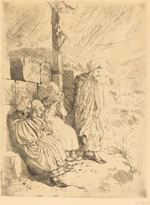 Halászfeleségek alkotó: Alphonse Legros