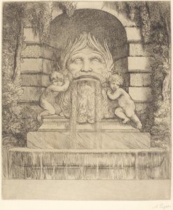 Szökőkút: Groteszk, Gyermek és medence alkotó: Alphonse Legros