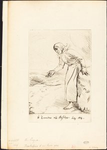 Frontispiece (A vezei koldusasszony) alkotó: Alphonse Legros