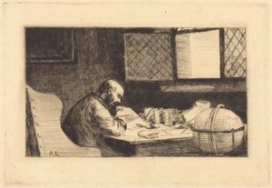 Földrajztudós (A földrajztudós) alkotó: Alphonse Legros