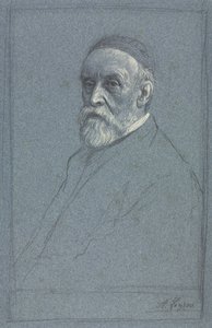 George Frederick Watts, R. A., c. 1877-1878. alkotó: Alphonse Legros