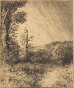 Széllökés alkotó: Alphonse Legros