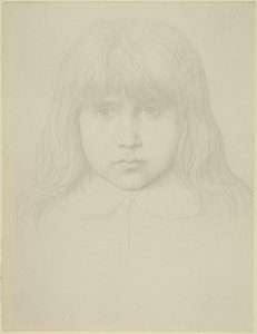 Hosszú hajú fiatal fiú feje alkotó: Alphonse Legros