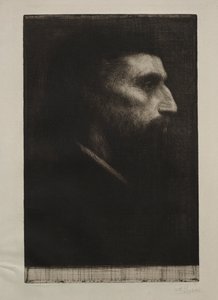 Egy ember feje alkotó: Alphonse Legros