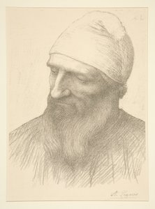 Egy ember feje alkotó: Alphonse Legros