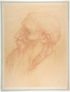 Férfi feje alkotó: Alphonse Legros