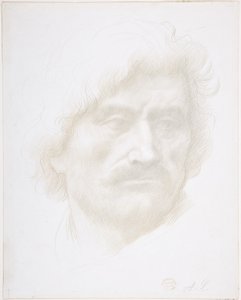 Egy férfi feje alkotó: Alphonse Legros