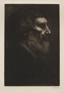 Egy ember feje. alkotó: Alphonse Legros