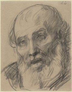 Egy öregember feje alkotó: Alphonse Legros
