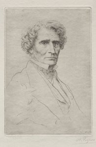 Hector Berlioz. alkotó: Alphonse Legros