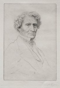 Hector Berlioz. alkotó: Alphonse Legros
