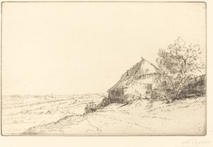 Hovel a domboldalon (Masure sur la colline) alkotó: Alphonse Legros