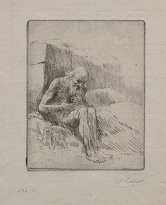 Állás (második tábla) alkotó: Alphonse Legros