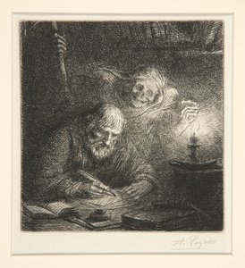 A halál és a filozófus (Death and the Philosopher) alkotó: Alphonse Legros