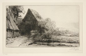 A kerékgyártó háza (Wheelwright alkotó: Alphonse Legros