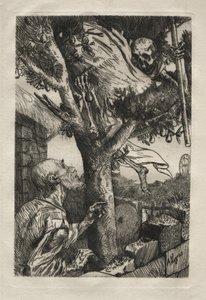 Halál a körtefán. alkotó: Alphonse Legros