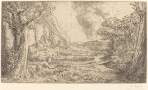 Tájkép alkotó: Alphonse Legros