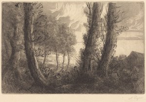 Tájkép alkotó: Alphonse Legros