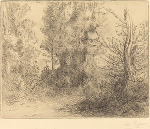 Táj: Chailleux közelében alkotó: Alphonse Legros