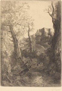 Táj Táj. alkotó: Alphonse Legros