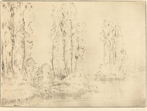 Táj Táj. alkotó: Alphonse Legros