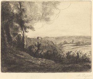 Táj: Út Horville felé (Paysage: Chemin d