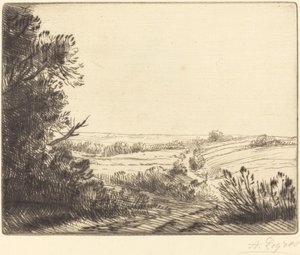 Táj: Út Horville felé (Paysage: Chemin d