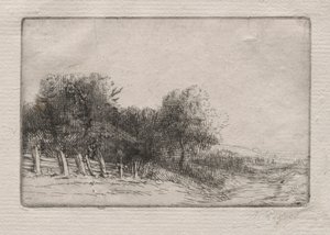 Táj Táj. alkotó: Alphonse Legros