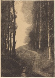 Táj nyírfákkal alkotó: Alphonse Legros