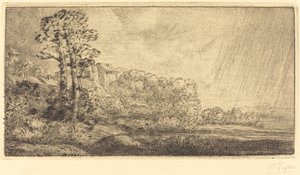 Táj két fával Táj két fával. alkotó: Alphonse Legros