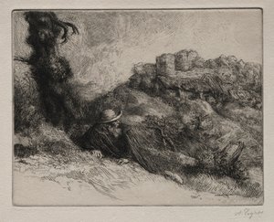A visszatérők kastélyai. alkotó: Alphonse Legros
