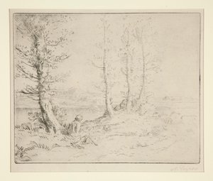 A Part mentén alkotó: Alphonse Legros