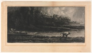 A táj a hajón alkotó: Alphonse Legros