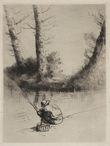 A Horgász. alkotó: Alphonse Legros