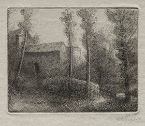 A Malom-híd alkotó: Alphonse Legros