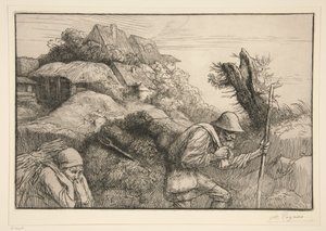 Visszatérés az erdőből alkotó: Alphonse Legros