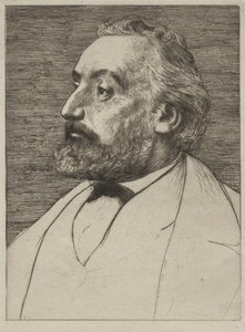 Leon Gambetta alkotó: Alphonse Legros
