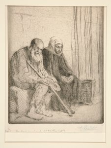 A két koldus (két koldus) alkotó: Alphonse Legros