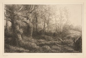 Erdőszél alkotó: Alphonse Legros